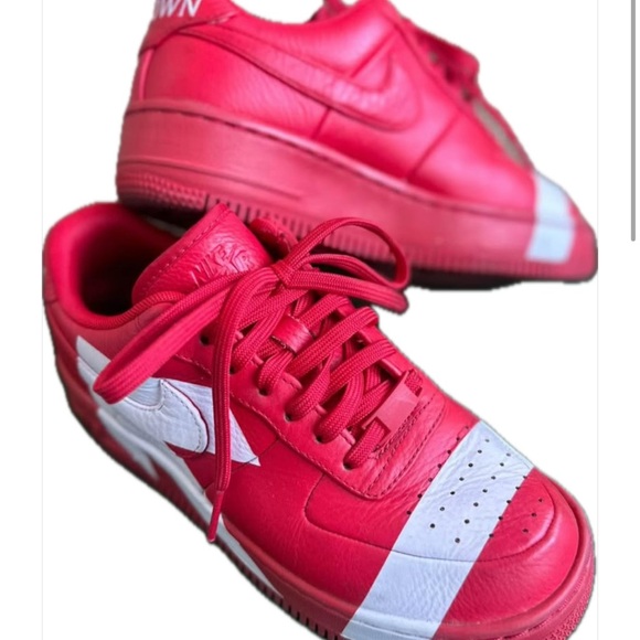 uptown - Women Nike Air Force 1 - RED - women’s size 6.5 - Picture 4 of 8